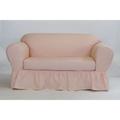 Ruffled 2-Pc. Slipcover by Classic Slipcovers in Pink (Size SOFA)