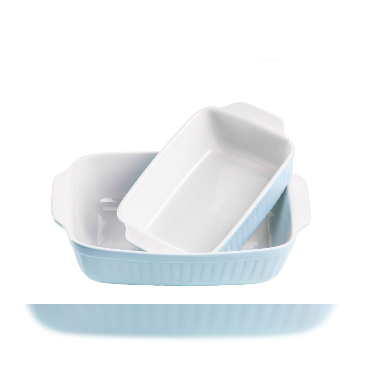 MÄSER Auflaufform, BLAU, rechteckig, im 2er-Set, 931135 Image