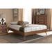 Corrigan Studio® Attalla Platform Bed Metal in Brown | 14.9 H x 63.8 W x 82.5 D in | Wayfair 87FDDEA1171044AC82B3B0889CAD59B8