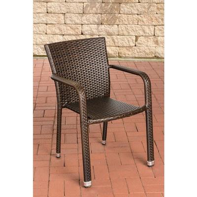 CLP - Polyrattan Stapelstuhl Leonie braun Image