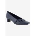 Wide Width Women's Entice Pump by Easy Street in Navy (Size 7 1/2 W)