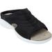 Extra Wide Width Women's The Tracie Slip On Mule by Easy Spirit in Jet Black (Size 8 WW)