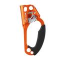 Alomejor Climbing Ascender Right Hand Climbing Descender Lift Ascender for 8mm-13mm Rope Handle Clamp Accessory(Orange)