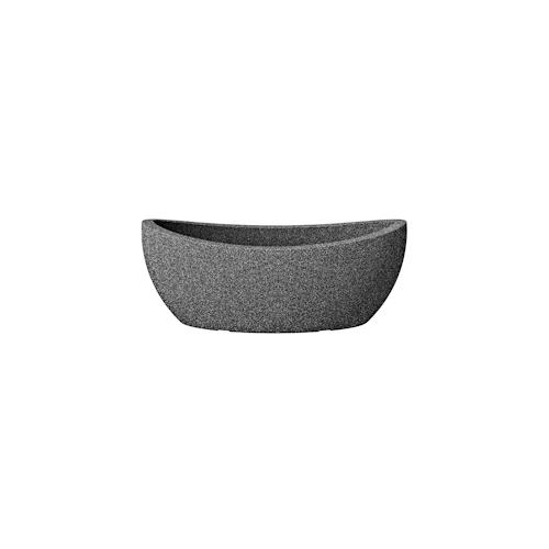 SCHEURICH Pflanzgefäß Wave Globe Jardiniere, 58 x 23 cm, schwarz-granit