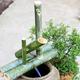 Bamboo Water Fountain With Pump Outdoor Feature Pond Decor Rocking Spout 100% Handmade,Length40cm