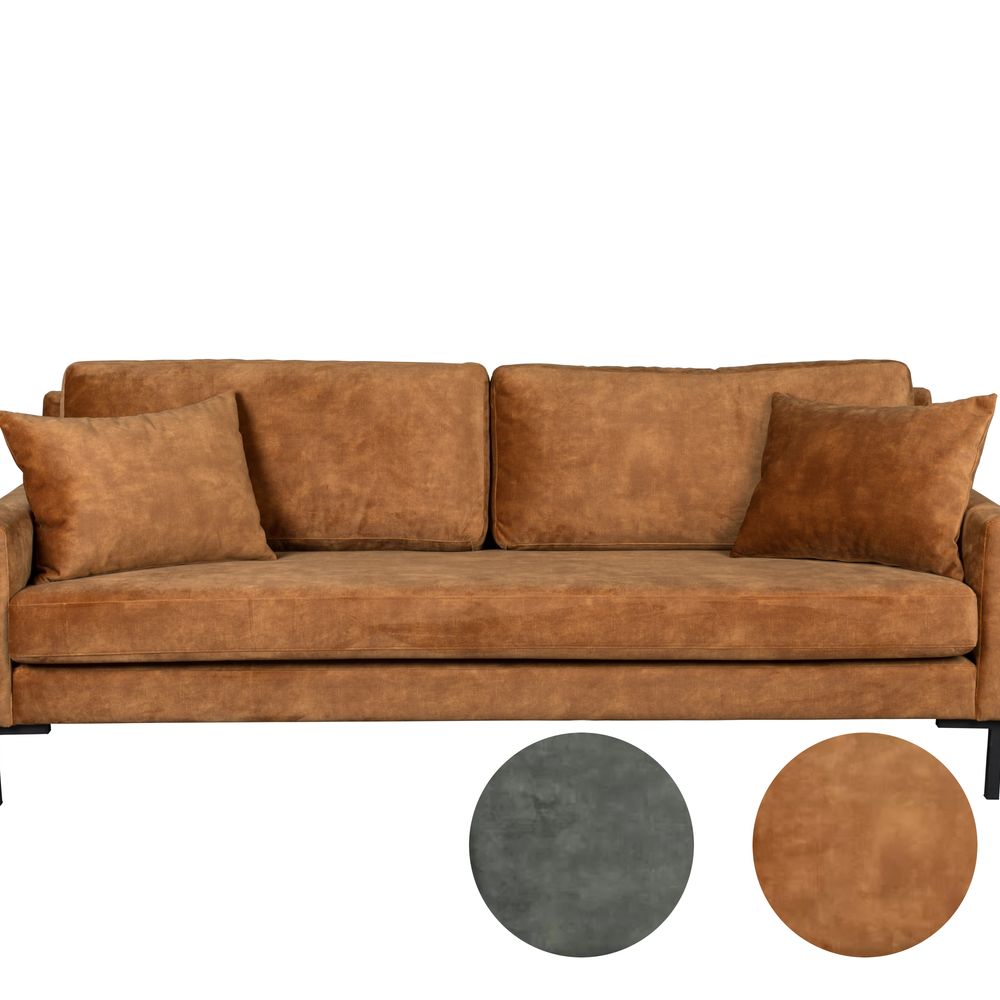 Dutchbone »Houda« 3-Sitzer Sofa braun