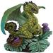 Trinx Pt Artichoke Flower Dragon Home Decorative Resin Figurine Resin in Gray/Green | 8 H x 6 W x 4 D in | Wayfair 6BE3158DC1D9452D9F654E28F0F213C6