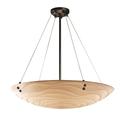 Justice Design Group Porcelina 39 Inch LED Large Pendant - PNA-9664-35-WAVE-DBRZ-F1-LED6-6000