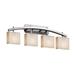 Justice Design Group Porcelina 35 Inch 4 Light Bath Vanity Light - PNA-8594-55-WAVE-NCKL