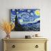 Lark Manor™ 'Starry Night' by Vincent Van Gogh Wrapped Canvas Print Canvas in White | 24 H x 36 W x 2 D in | Wayfair