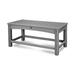 Trex Outdoor Rockport Club Coffee Table Plastic in Gray | 16 H x 35.5 W x 17.75 D in | Wayfair TXT1836SS