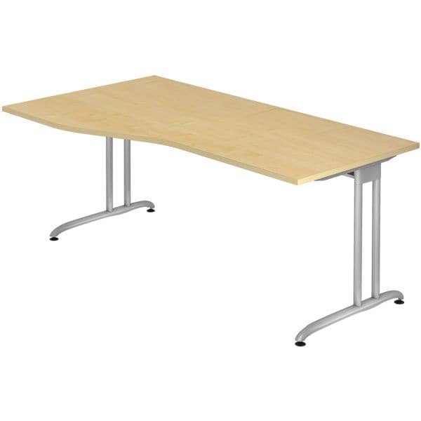 HAMMERBACHER Freiformtisch »Wien« 180 cm Ahorn, 180x72x8 cm