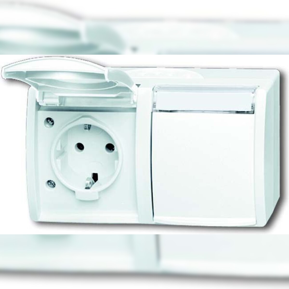 Busch-Jaeger Steckdose 2fach 20/2 EWN-54 2CKA002084A0715 Image