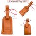 Louis Vuitton Accessories | Authentic Louis Vuitton Luggage Tag Pre Owned 1002 | Color: Tan | Size: Small L2”X W1”