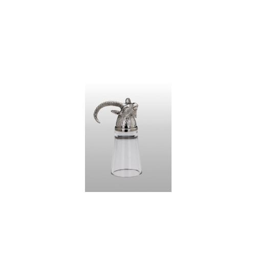 Schnapsglas Steinbock H 11,0 cm D 4,5 cm, 4 cl Edelstahl