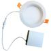 Bulbrite Industries 6" Ultra Slim Remodel IC LED Canless Recessed Lighting Kit in White | 1.26 H x 6.85 W in | Wayfair 861678