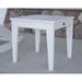 POLYWOOD® Newport 18" Outdoor Side Table Plastic in White | 17 H x 18.25 W x 18.25 D in | Wayfair MNT18WH