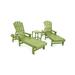 POLYWOOD® South Beach Chaise 3-Piece Set in Blue | Outdoor Furniture | Wayfair PWS178-1-LI