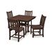 POLYWOOD® Traditional Garden 5-Piece Farmhouse Trestle Outdoor Dining Set Plastic | Wayfair PWS432-1-MA