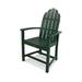 Trex Outdoor Cape Cod Adirondack Dining Chair Plastic/Resin in Green | 39.5 H x 24.75 W x 24 D in | Wayfair TXADD200RC