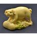 Rosalind Wheeler Ozuna Pig on Rock Nestuske Figurine Resin in White | 1.5 H x 2.25 W x 1.5 D in | Wayfair 61B096E61CB34A17BE712B46072B8BB3