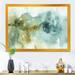 East Urban Home Abstract Watercolor House - Picture Frame Print on Canvas in Green | 12 H x 20 W x 1 D in | Wayfair