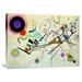 Vault W Artwork Composition VIII by Wassily Kandinsky - Graphic Art Print on Canvas Metal | 24 H x 32 W x 1.5 D in | Wayfair