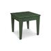 POLYWOOD® Newport 18" Outdoor Side Table Plastic in Green | 17 H x 18.25 W x 18.25 D in | Wayfair MNT18GR