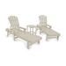POLYWOOD® South Beach Chaise 3-Piece Set in Blue | Outdoor Furniture | Wayfair PWS178-1-SA
