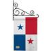 Breeze Decor 2-Sided Polyester 19 x 13 in. Flag Set in Blue/Gray/Red | 18.5 H x 13 W x 1 D in | Wayfair BD-CY-GS-108157-IP-BO-03-D-US13-BD