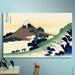 Vault W Artwork Mt Fuji in the Sunset by Katsushika Hokusai - Wrapped Canvas Print Canvas in White | 24 H x 36 W x 2 D in | Wayfair