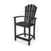 POLYWOOD® Palm Coast Counter Outdoor Chair Plastic in Black | 46.75 H x 24.75 W x 24 D in | Wayfair HND201BL