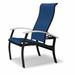 Red Barrel Studio® Hinch Patio Dining Chair Sling in Black | 39 H x 28.5 W x 30 D in | Wayfair 77B522444ED64A058B4DCD43AB1EC8C9