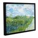 Vault W Artwork 'Field w/ Green Wheat by Vincent Van Gogh - Print on Canvas in Blue/Green/Yellow | 8 H x 10 W x 2 D in | Wayfair