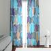 Bungalow Rose Abstract Semi-Sheer Single Curtain Panel Polyester | 61 H in | Wayfair ED0EE44C1A034A47BAD2B0D535DABC25