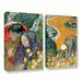 Vault W Artwork 'Memory Of The Garden At Etten (Ladies Of Arles)' by Vincent Van Gogh 2 Piece Painting Print on Wrapped Canvas Set | Wayfair