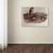 Vault W Artwork "Prairie Dog" by John James Audubon Painting Print on Wrapped Canvas in White/Black | 35 H x 47 W x 2 D in | Wayfair