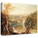 Vault W Artwork The River Wharfe w/ a Distant View of Barden Tower by J.M.W Turner - Wrapped Canvas Print Canvas in White | Wayfair 1jtu022a3648w