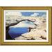 Vault W Artwork Glass Windows Bahamas by Winslow Homer - Picture Frame Print on Canvas in Blue/Brown | 21.18 H x 28 W x 1.5 D in | Wayfair