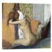 Vault W Artwork 'After the Bath' by Edgar Degas Wrapped Canvas Graphic Art Print on Canvas in Gray | 28.81 H x 30 W x 1.5 D in | Wayfair