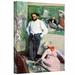 Vault W Artwork 'Portrait of Henri Michel-Levy in His Studio' by Edgar Degas Painting Print on Wrapped Canvas in White | Wayfair degas-030-24x36-w