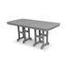 Rosecliff Heights Babie Classics 37" x 72" Dining Table Plastic in Gray | 29 H x 71.5 W x 36.75 D in | Outdoor Dining | Wayfair