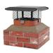 Symple Stuff Hulda Steel Chimney Cap Steel in Gray | 8.2 H x 19.5 W x 19.5 D in | Wayfair 4CCB3229AE73499199E30A90C272F5AA