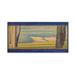 Vault W Artwork 'Moored Boats & Trees' by Georges Seurat Print on Wrapped Canvas Canvas | 12 H x 24 W x 2 D in | Wayfair AA00600-C1224GG