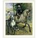 Vault W Artwork 'Horsewoman in the Bois de Boulogne' Oil Painting Print Metal | 32 H x 28 W x 1 D in | Wayfair A944F463BB54409FA4E7155E45EE87E9