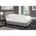 Latitude Run® Anahis Tufted Low Profile Standard Bed Upholstered/Polyester in Gray | 52 H x 82.5 W x 90.5 D in | Wayfair