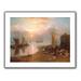 Vault W Artwork 'Sun Rising Through Vapour, Fisherman Cleaning & Selling Fish' by William Turner Painting Print on Rolled Canvas in White | Wayfair