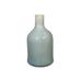 Rosecliff Heights Warfield Antique 15" Indoor/Outdoor Ceramic Table Vase Ceramic in Green | 15 H x 7 W x 7 D in | Wayfair