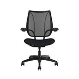 Humanscale Liberty® Ergonomic Mesh Task Chair Upholstered/Mesh in Black | 43.3 H x 26.5 W x 25 D in | Wayfair L113BM10CF57XFSHNSC
