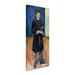 Vault W Artwork 'Self Portrait w/ Brushes' by Edvard Munch Print on Wrapped Canvas in White | 47 H x 20 W x 2 D in | Wayfair AA00630-C2047GG